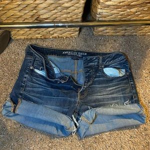 American eagle size 10 high waisted shorts
